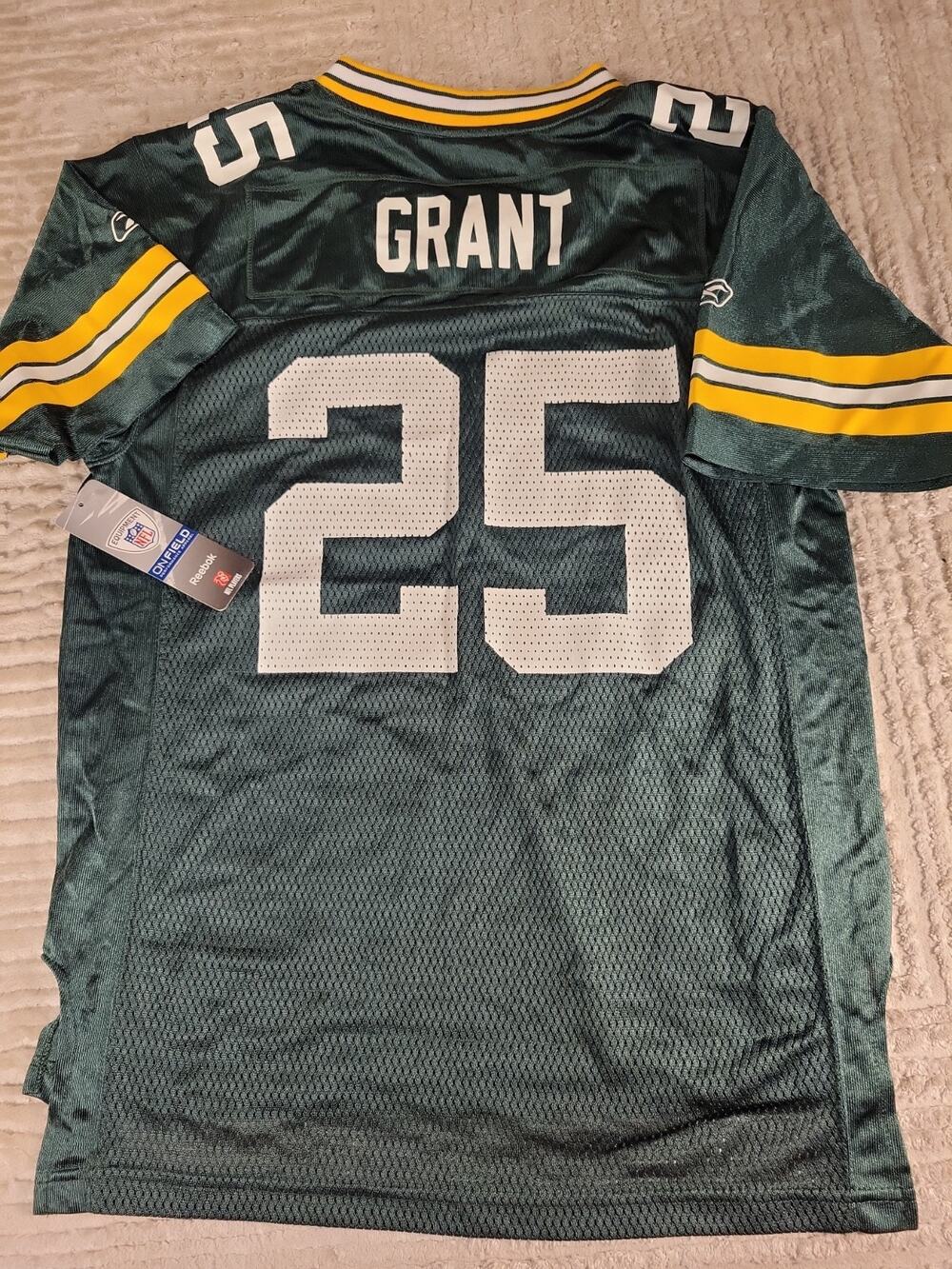Reebok Ryan Grant Green Bay Packers Football Jersey Youth Large 14-16 Boy Kids